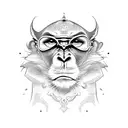 3 wise monkey  tattoo design idea