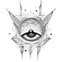 Evil Eye tattoo design idea