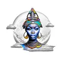 African Goddess tattoo design idea