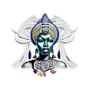 African Goddess tattoo design idea