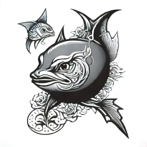 Oprah Tuna tattoo design idea