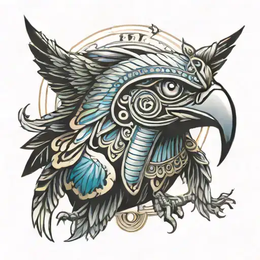 Horus tattoo design idea