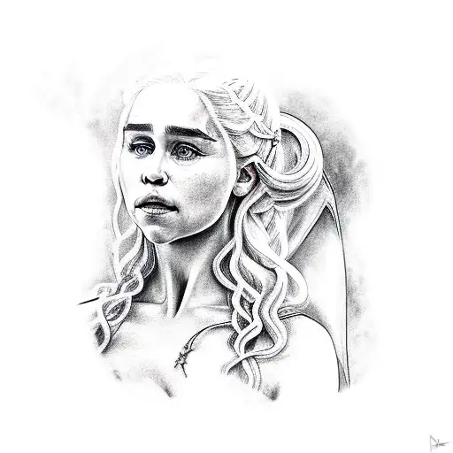 daenerys targaryen tattoo design idea