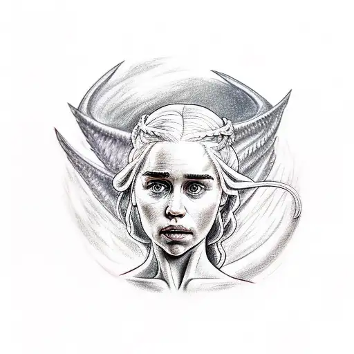 daenerys targaryen tattoo design idea