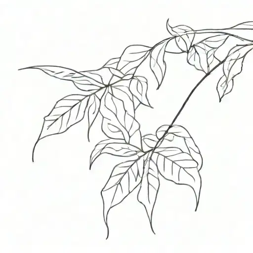 planta de la lenteja tattoo design idea