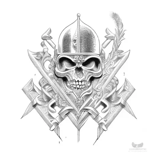 Blackwork Veni Vidi Vici Tattoo Idea - BlackInk AI