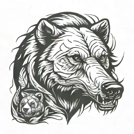 Witcher school of the bear  tattoo design idea