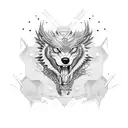 destroy lonely wolf meme tattoo design idea