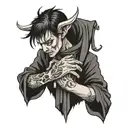 despair tattoo design idea