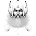 persian warrior tattoo design idea