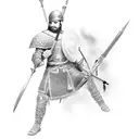 persian warrior tattoo design idea