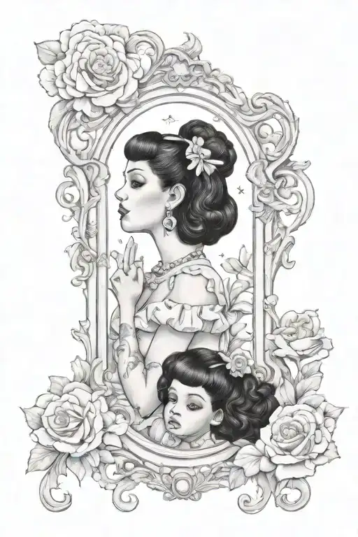 melanie martinez portals tattoo design idea