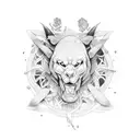 powerlifting  tattoo design idea