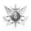 angel metatron tattoo design idea