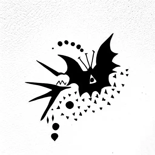 scary tattoo design idea