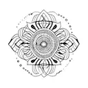 olhos com mar tattoo design idea