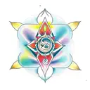 7 chakra  tattoo design idea