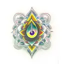 7 chakra  tattoo design idea