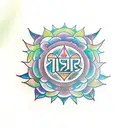 7 chakra  tattoo design idea