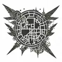 remembrance. anime. star wars aurebesh world tattoo design idea