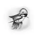 Swallow Bird tattoo design idea