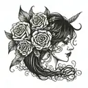Molly Sue written tattoo design idea