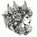 Molly Sue written tattoo design idea