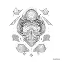 trilobite  tattoo design idea