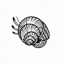 trilobite  tattoo design idea