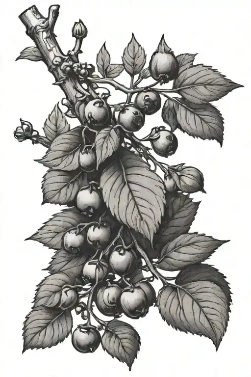 huckleberry branch tattoo design idea