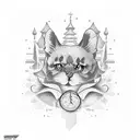 Tattoo composed by 49 and the sentence never again, in a bingo card background , casino style lost bet on 49 tattoo design idea