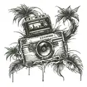 Nirvana Nevermind Casette tattoo design idea