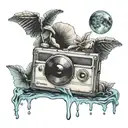 Nirvana Nevermind Casette tattoo design idea