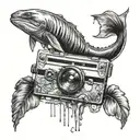 Nirvana Nevermind Casette tattoo design idea