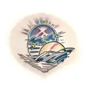 saturn and pluto tattoo design idea