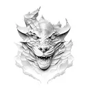 sand castle tattoo design idea