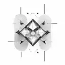 reversal arrow with focus and forgive tattoo design idea