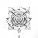 reversal arrow with focus and forgive tattoo design idea