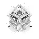 reversal arrow with focus and forgive tattoo design idea