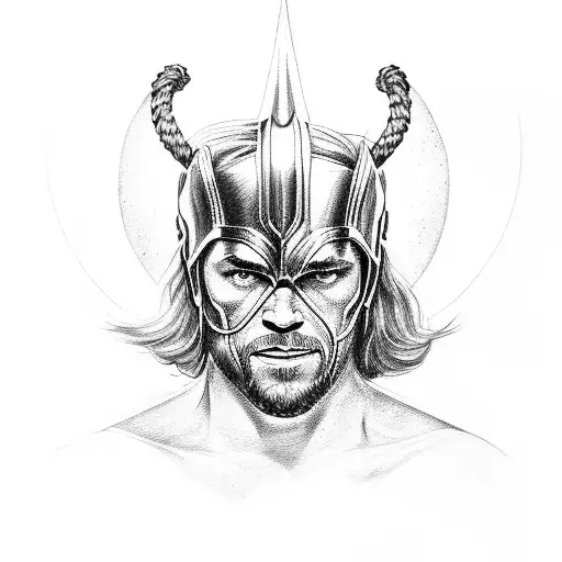 Thor tattoo design idea