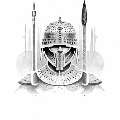Gladiator tattoo design idea