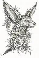 sharp edges tattoo design idea