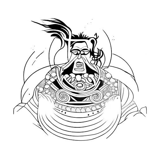 sandman tattoo design idea