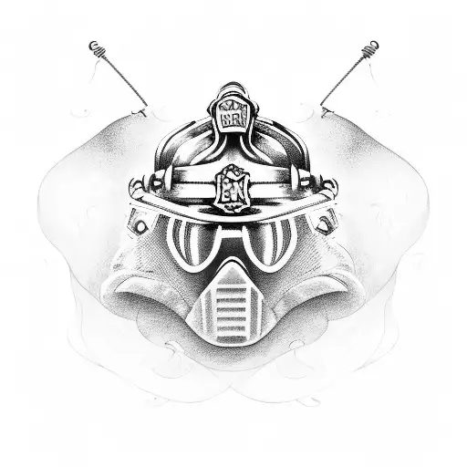 firefighter tattoo design idea