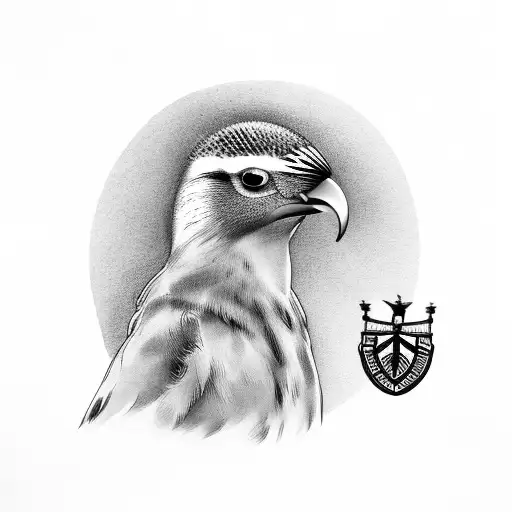 kiwi bird wearing a Scottish kilt tattoo design idea