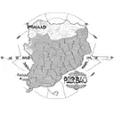 punjab map with punjabj letters tattoo design idea