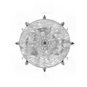 punjab map with punjabj letters tattoo design idea