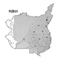 punjab map with punjabj letters tattoo design idea