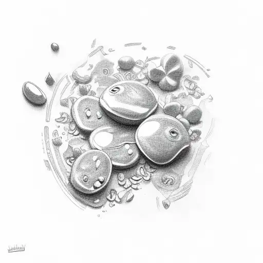 jellybean, clover, memory  tattoo design idea