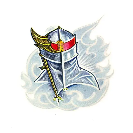 Knight Templar tattoo design idea